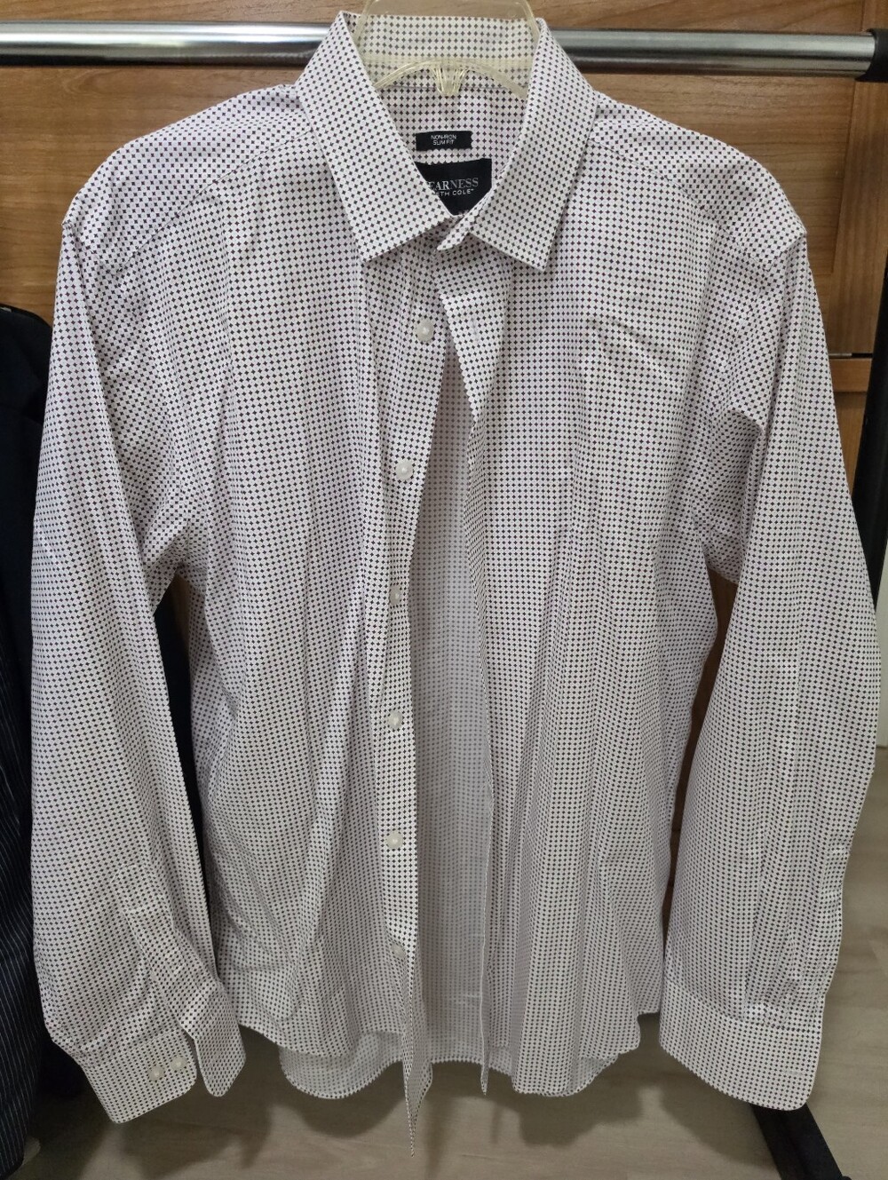 Mens Non Iron Slim Fit Dress Shirt